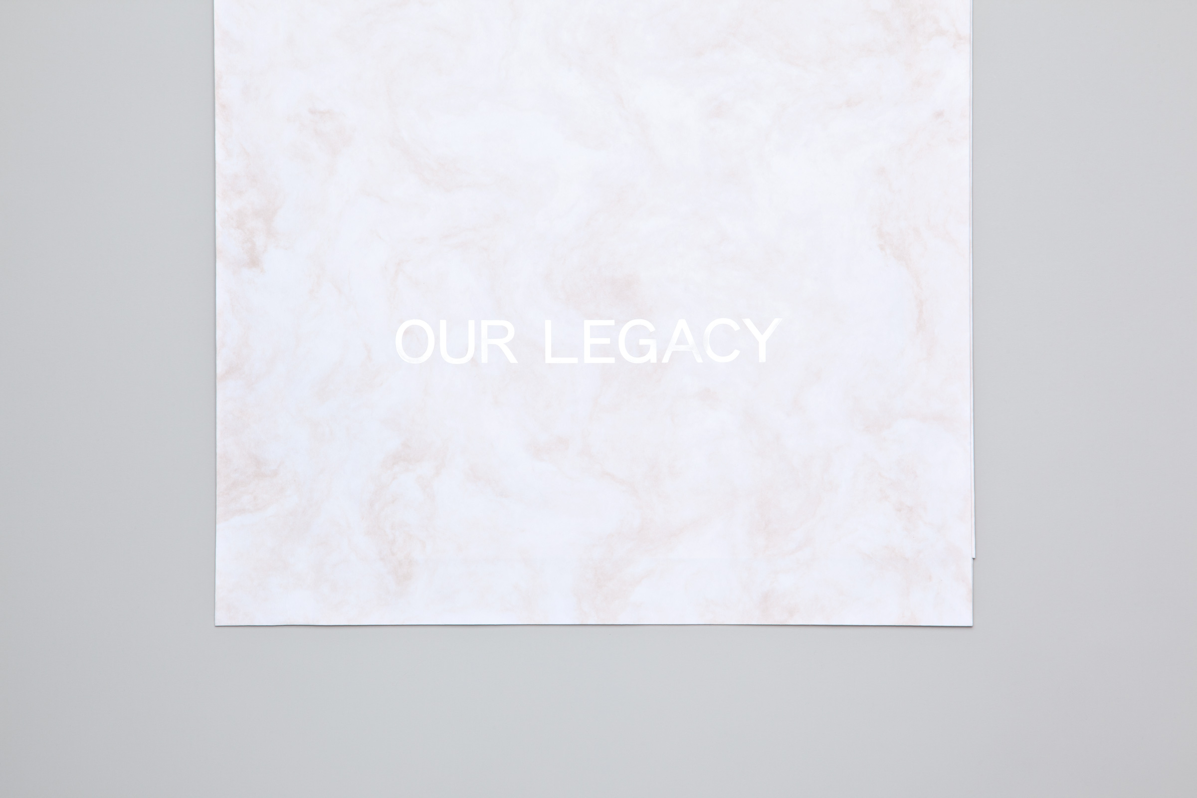 Our Legacy — Tony Cederteg