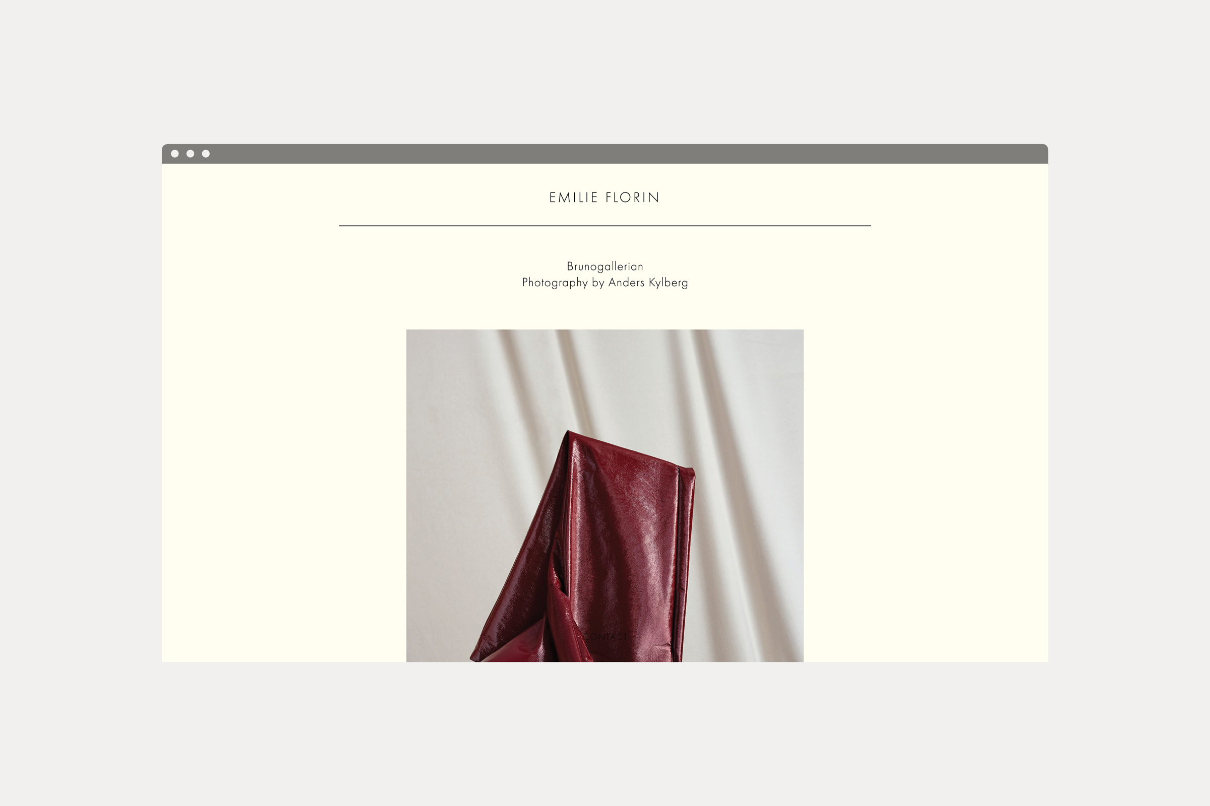 Emilie Florin — Website