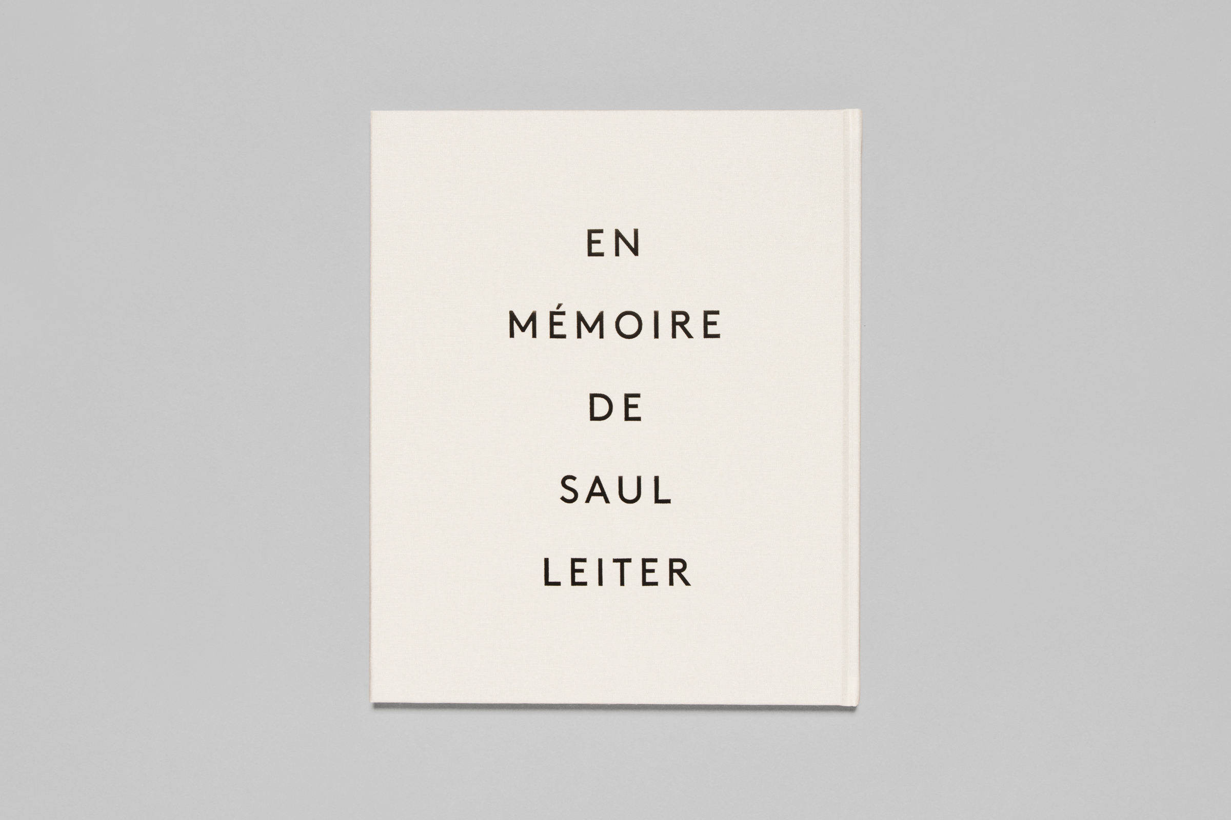 François Halard — Saul Leiter — Book