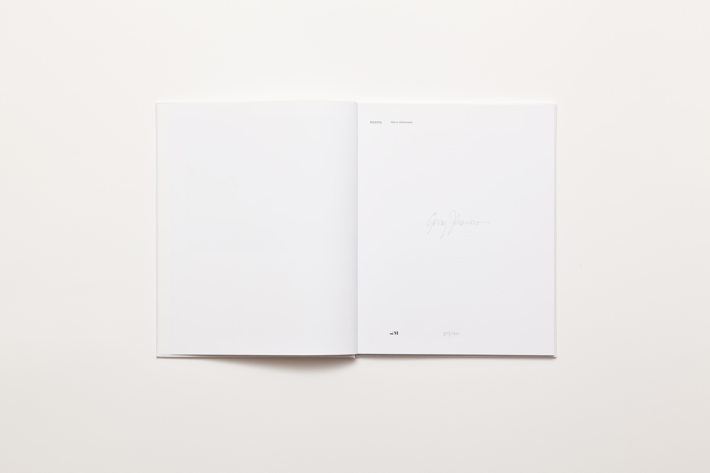 Gerry Johansson — Antarktis — Book