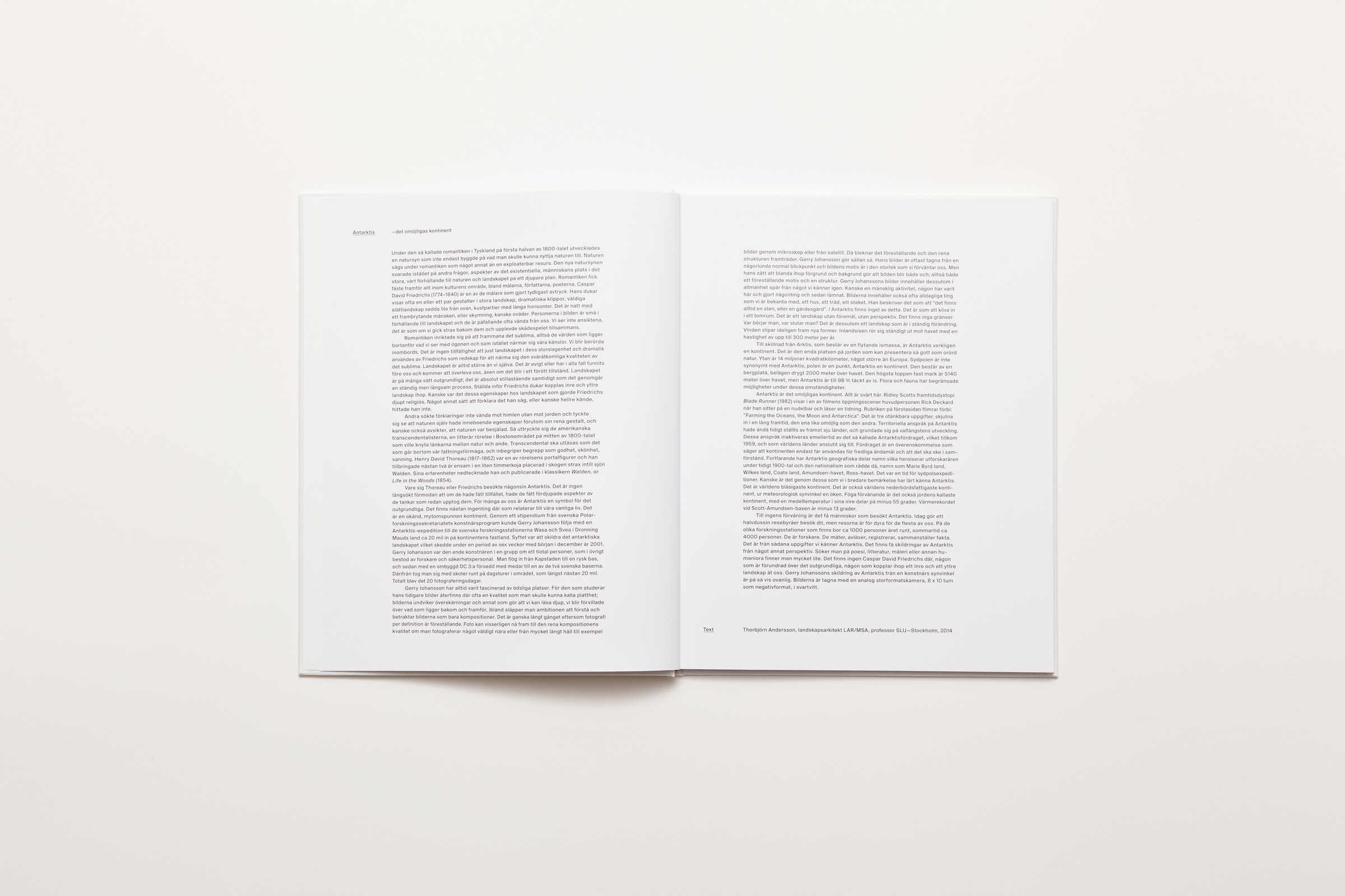 Gerry Johansson — Antarktis — Book