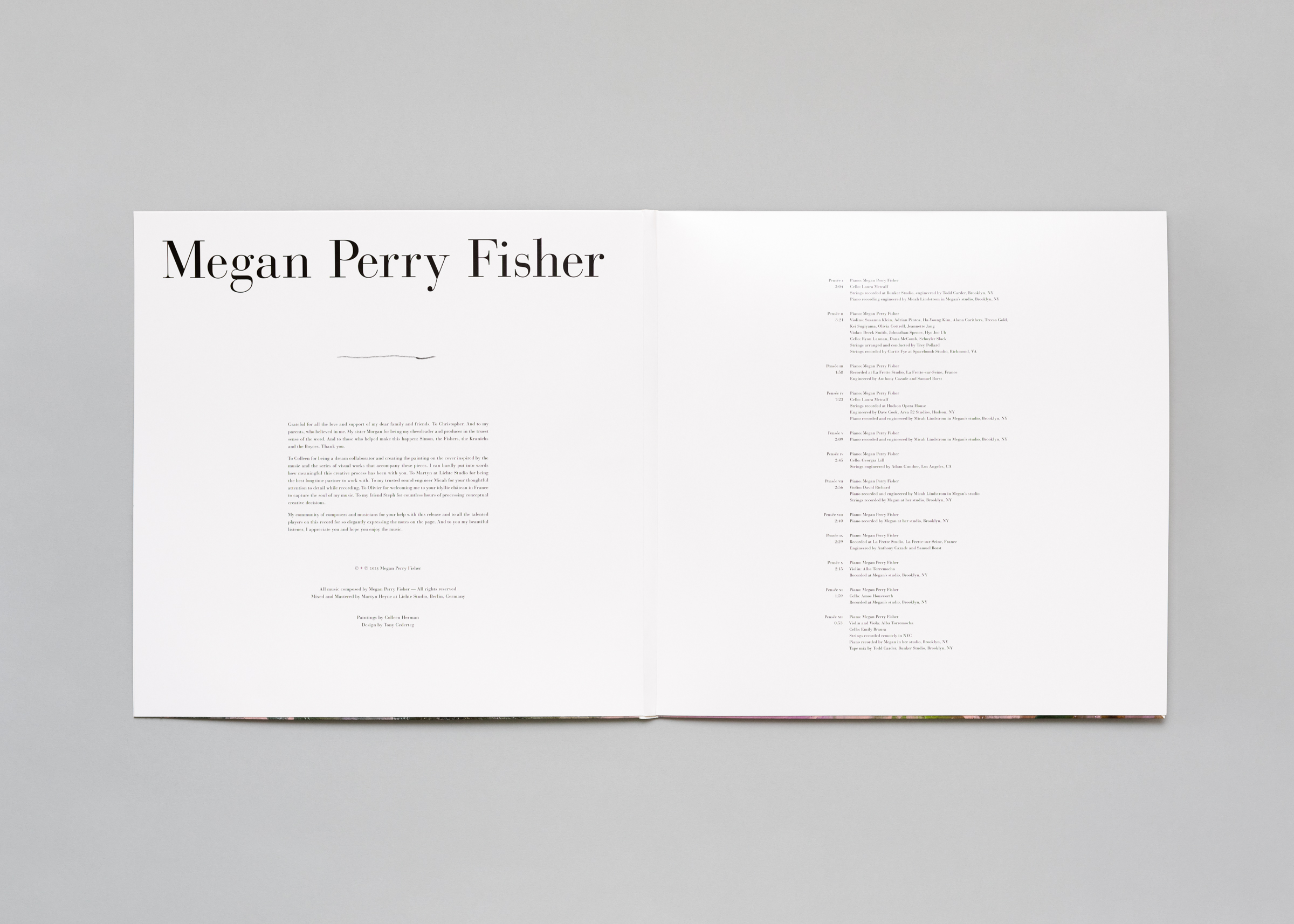 Megan Perry Fisher — Pensées — Album