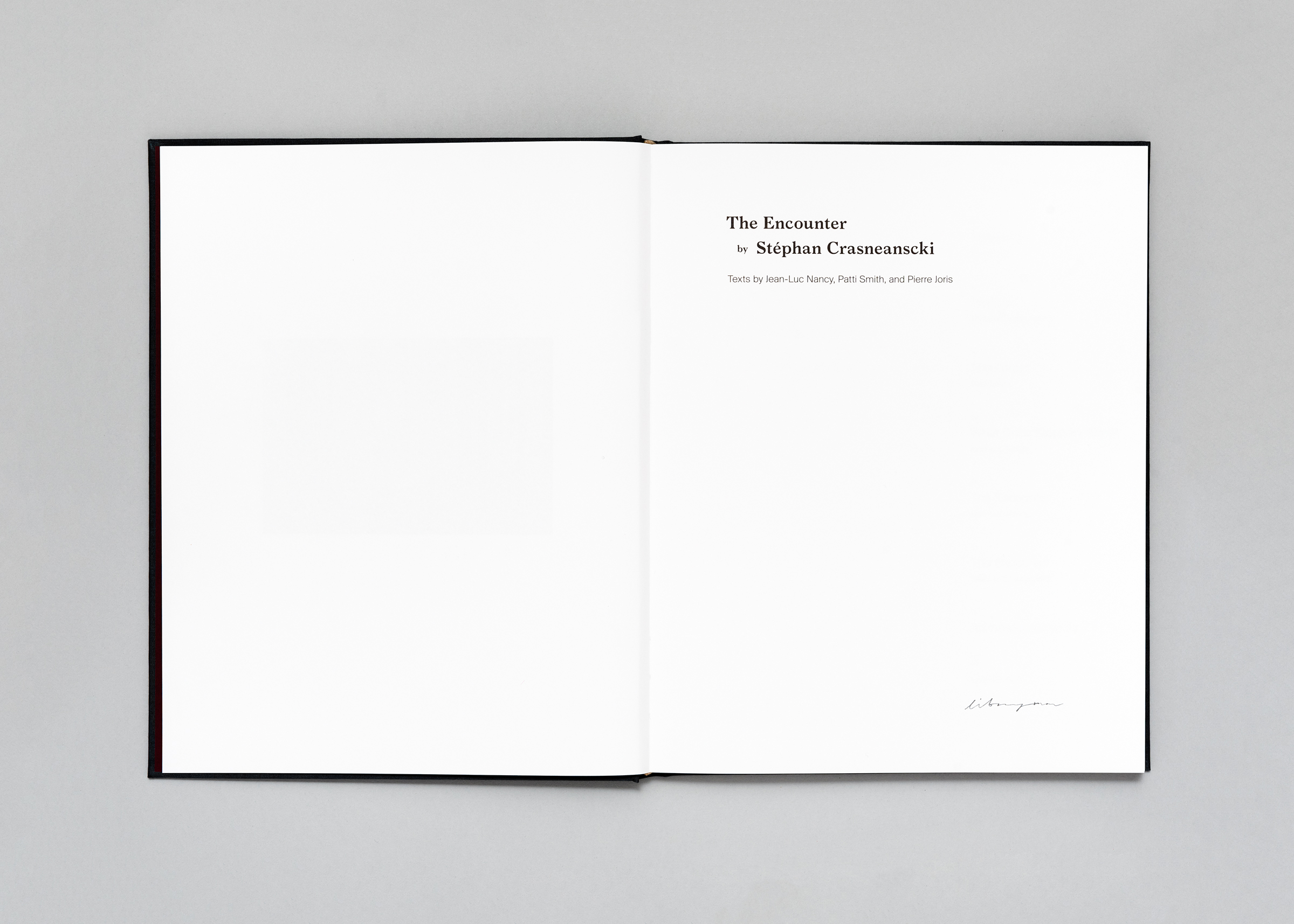 Stéphan Crasneanscki — The Encounter — Book