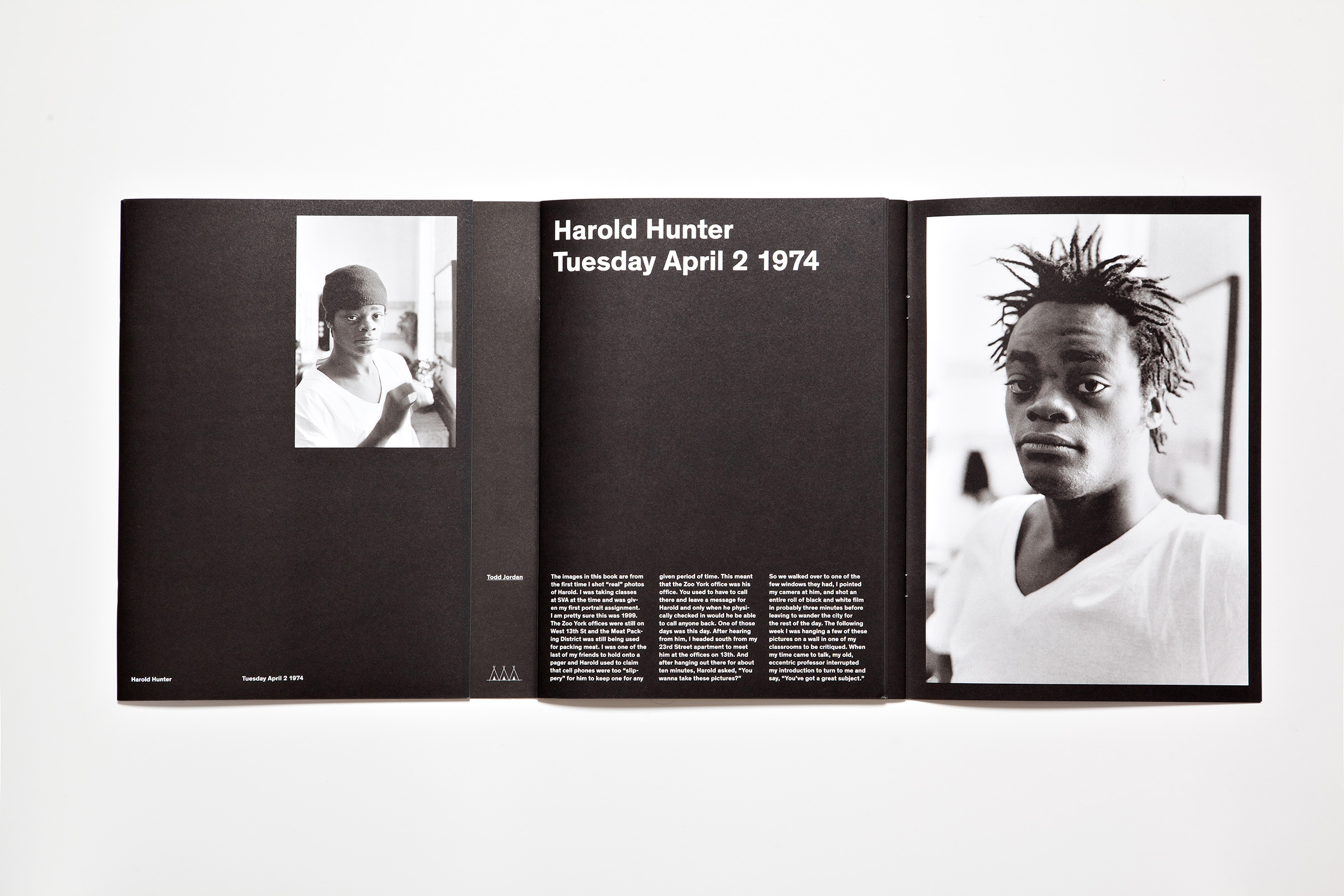 Todd Jordan — Harold Hunter — Publication